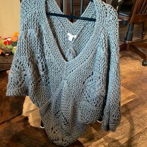Boston Proper beautiful Taupe colored V-Neck Sweater